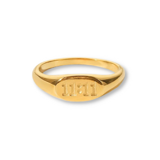 11:11 Limited Edition Ring, 18k Gold Plated