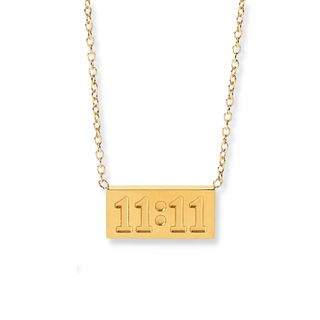 11:11 Limited Edition Necklace, 18k Gold Plated