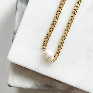 Lina Necklace, 18k Gold Plated